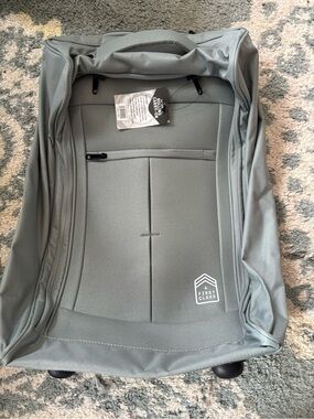 Gray Travel Duffel with Wheels